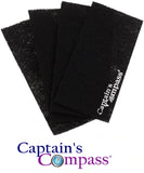 Captain’s Compass Carbon Activated Pre-Filter 4-pack 4.8"x 8"
